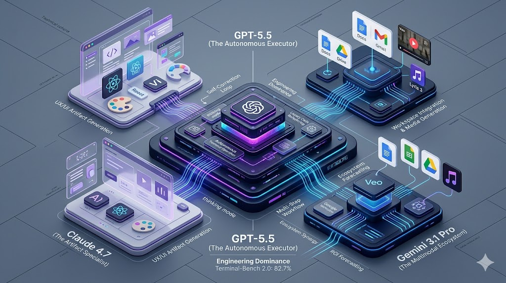 GPT-5.5 Review: The Ultimate Agentic AI Showdown vs. Claude 4.7 & Gemini 3.
