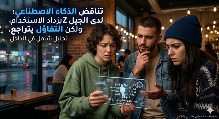 جيل زد والذكاء الاصطناعي: تراجع الحماس إلى 22%