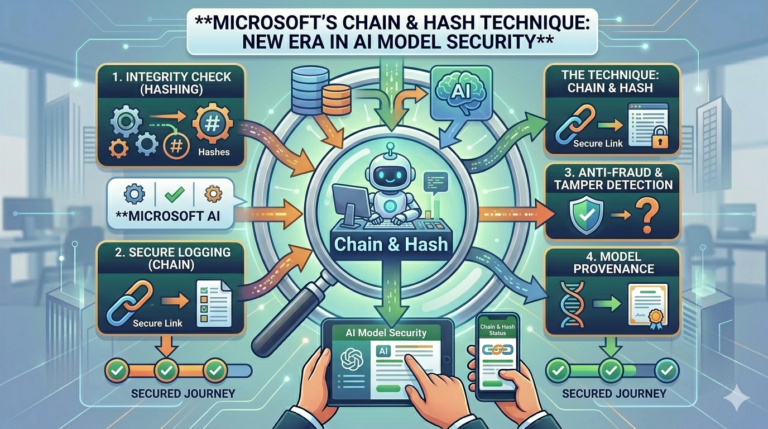 Microsoft’s Chain & Hash Technique for AI Model Security