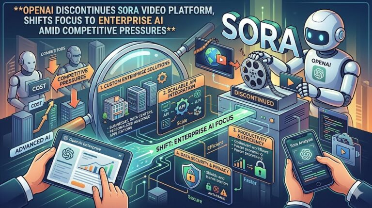 OpenAI Discontinues Sora Video Platform, Focuses on Enterprise AI