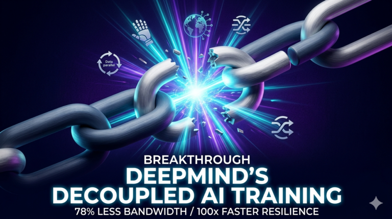 Decoupled DiLoCo: AI Training with 99% Bandwidth Savings