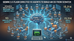 Breaking the Compute Wall: How Gemini 3.5 Flash Directed 93 Agents to Build an OS from Scratch