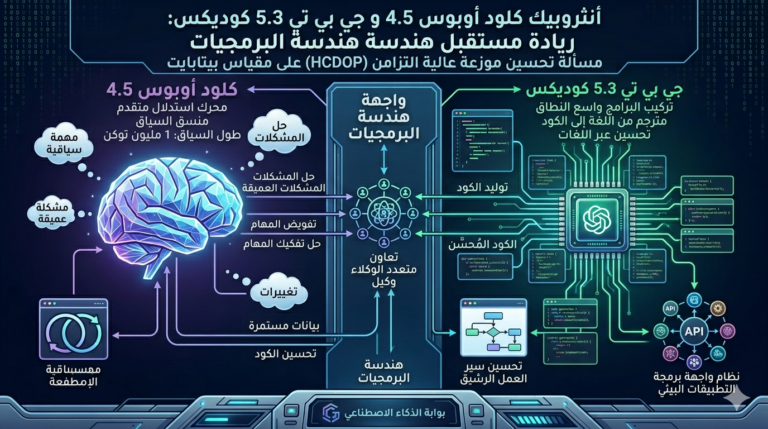 كلود أوبوس ٤.٥ من أنثروبيك وGPT-5.3-Codex من أوبن إيه آي: ريادة مستقبل هندسة البرمجيات