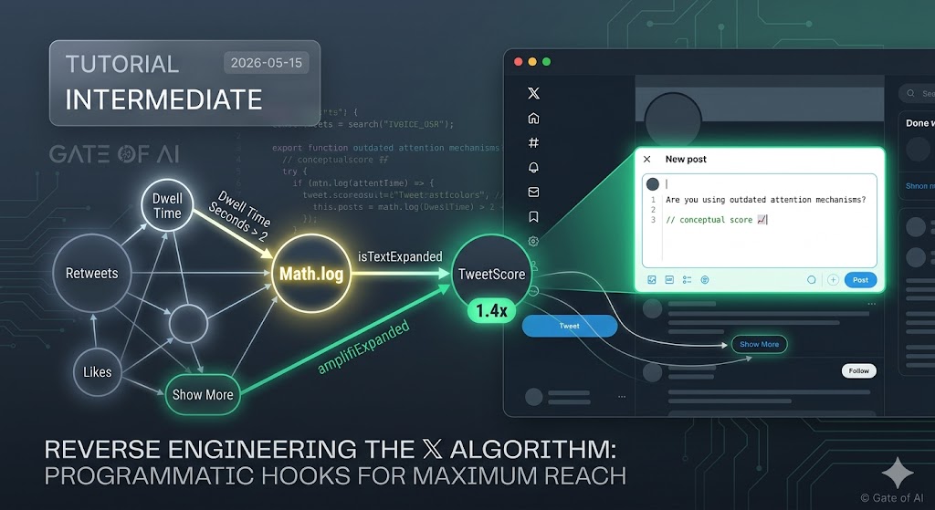 Reverse Engineering X’s Recommendation Algorithm: Programmatic Hooks for Tech Creators