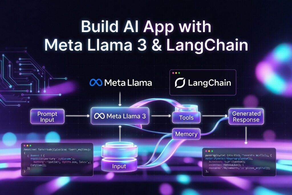 Build AI App with Meta Llama 3 & LangChain