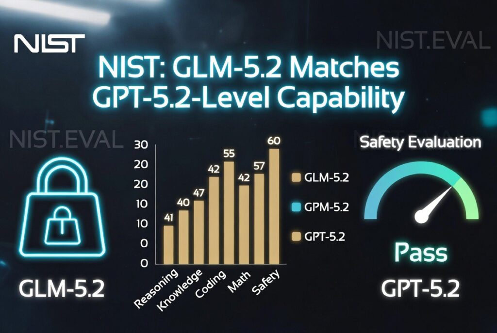 NIST: GLM-5.2 Matches GPT-5.2-Level Capability