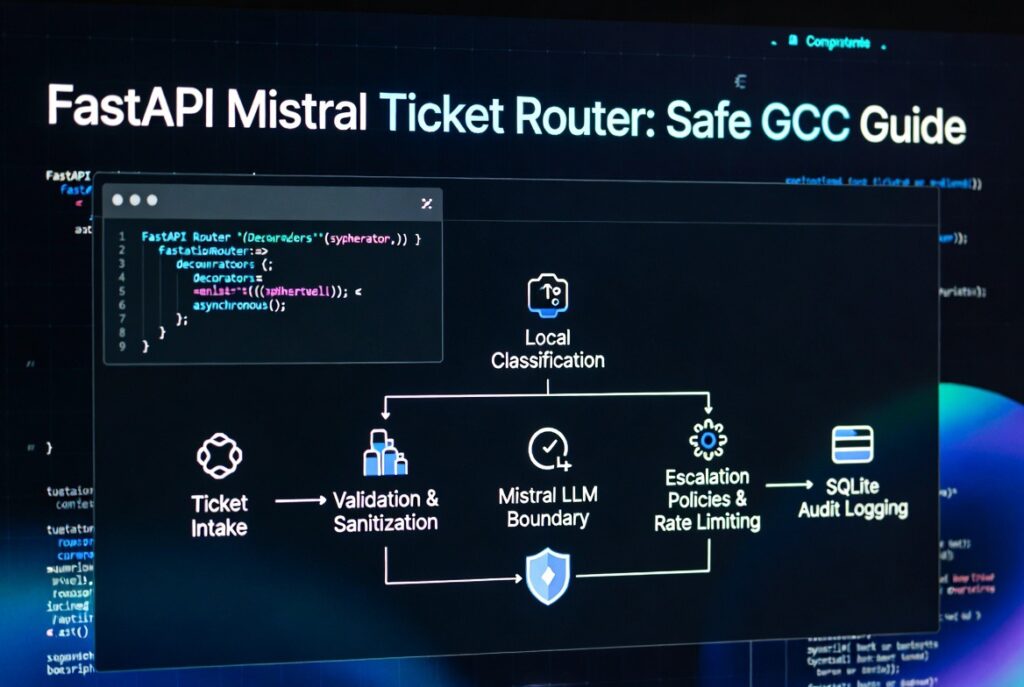 FastAPI Mistral Ticket Router: Safe GCC Guide