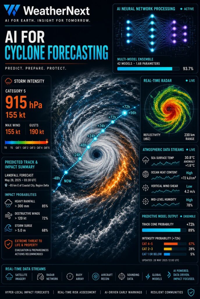 WeatherNext Could Add a Day to Cyclone Warnings