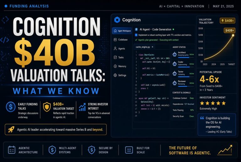 محادثات تقييم Cognition عند ٤٠ مليار دولار: ما الذي نعرفه