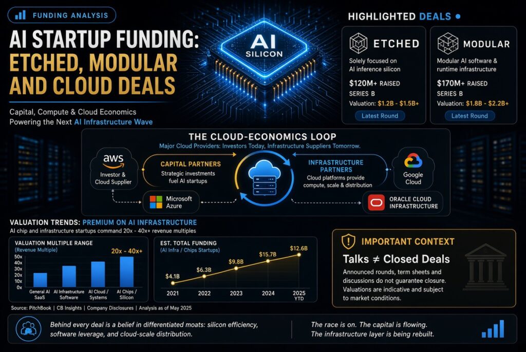 AI Startup Funding: Etched, Modular and Cloud Deals