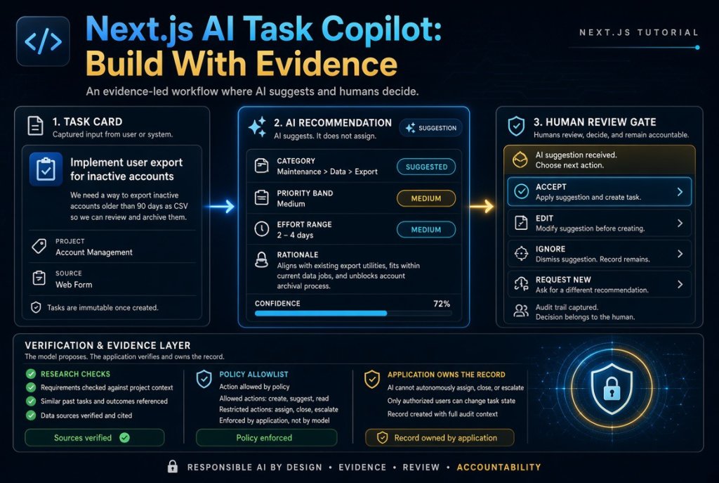 Next.js AI Task Copilot: Build With Evidence