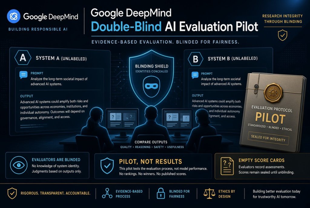 Google DeepMind Double-Blind AI Evaluation Pilot