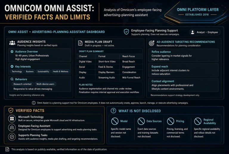 أومنيكوم Omni Assist: الحقائق الموثقة والحدود