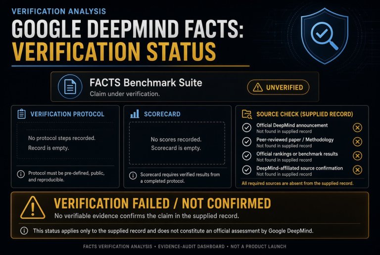 Google DeepMind FACTS: حالة التحقق