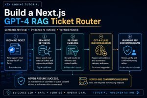 Build a Next.js GPT-4 RAG Ticket Router