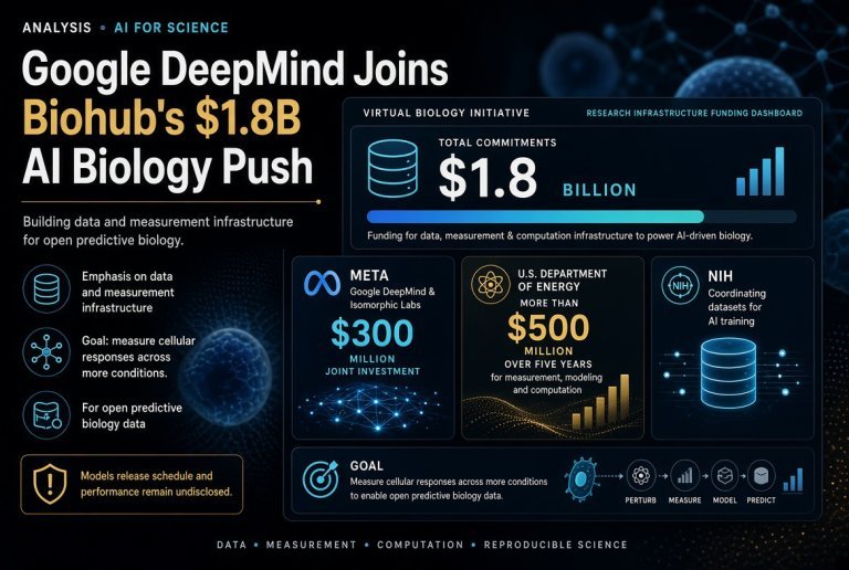 ينضم Google DeepMind إلى مبادرة Biohub للذكاء الاصطناعي في علم الأحياء بقيمة ١.٨ مليار دولار