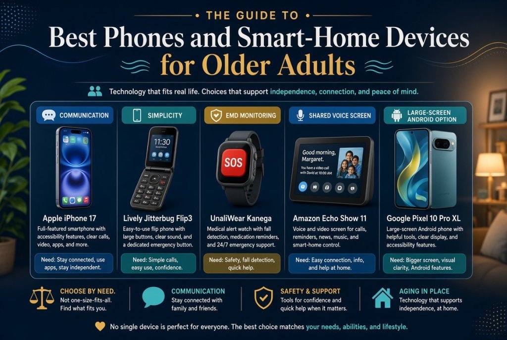 Best Phones and Smart-Home Devices for Older Adults