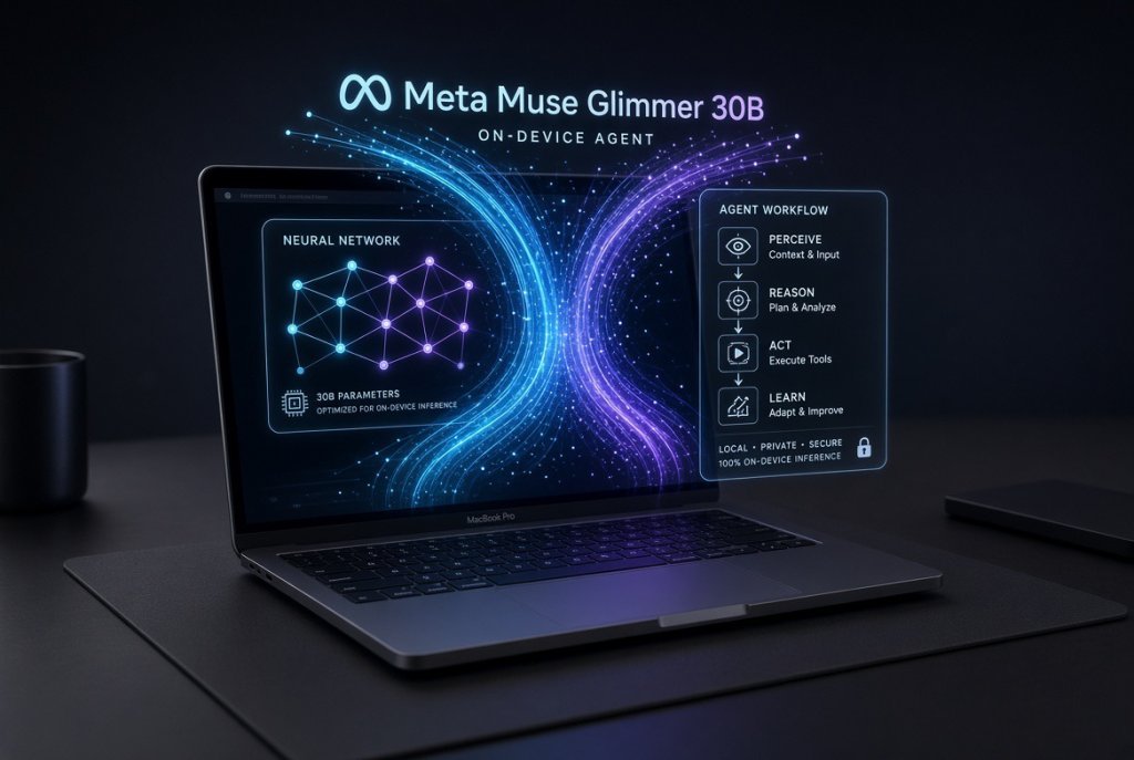 Meta Muse Glimmer: 30B On-Device Agent Model